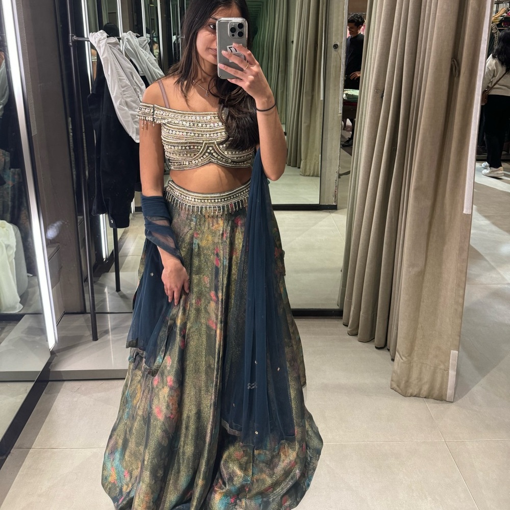 Elegant Multicolor Women's Lengha Choli